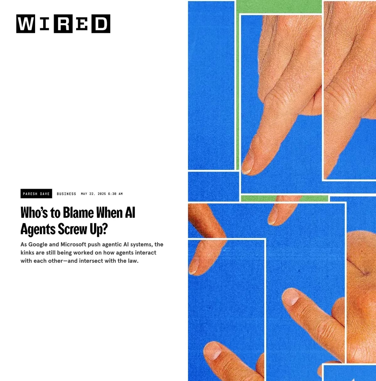 Wired page clipping